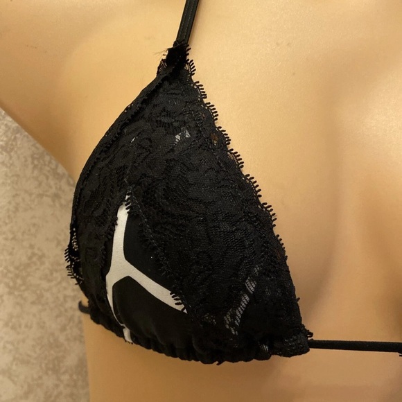 Dippin' Daisy's Black and White Lace Bikini Set - Picture 6 of 16